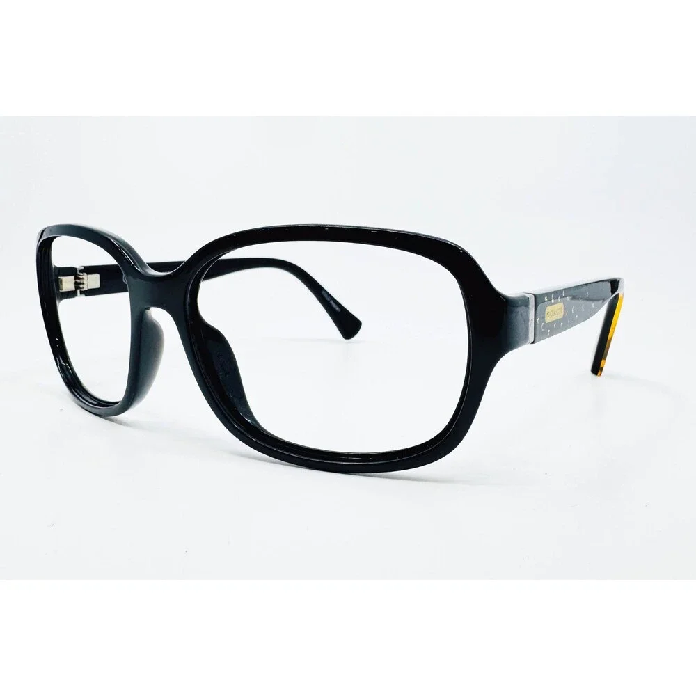 Coach Eyeglasses Frames Women Black S3012 Square Full Rim 125